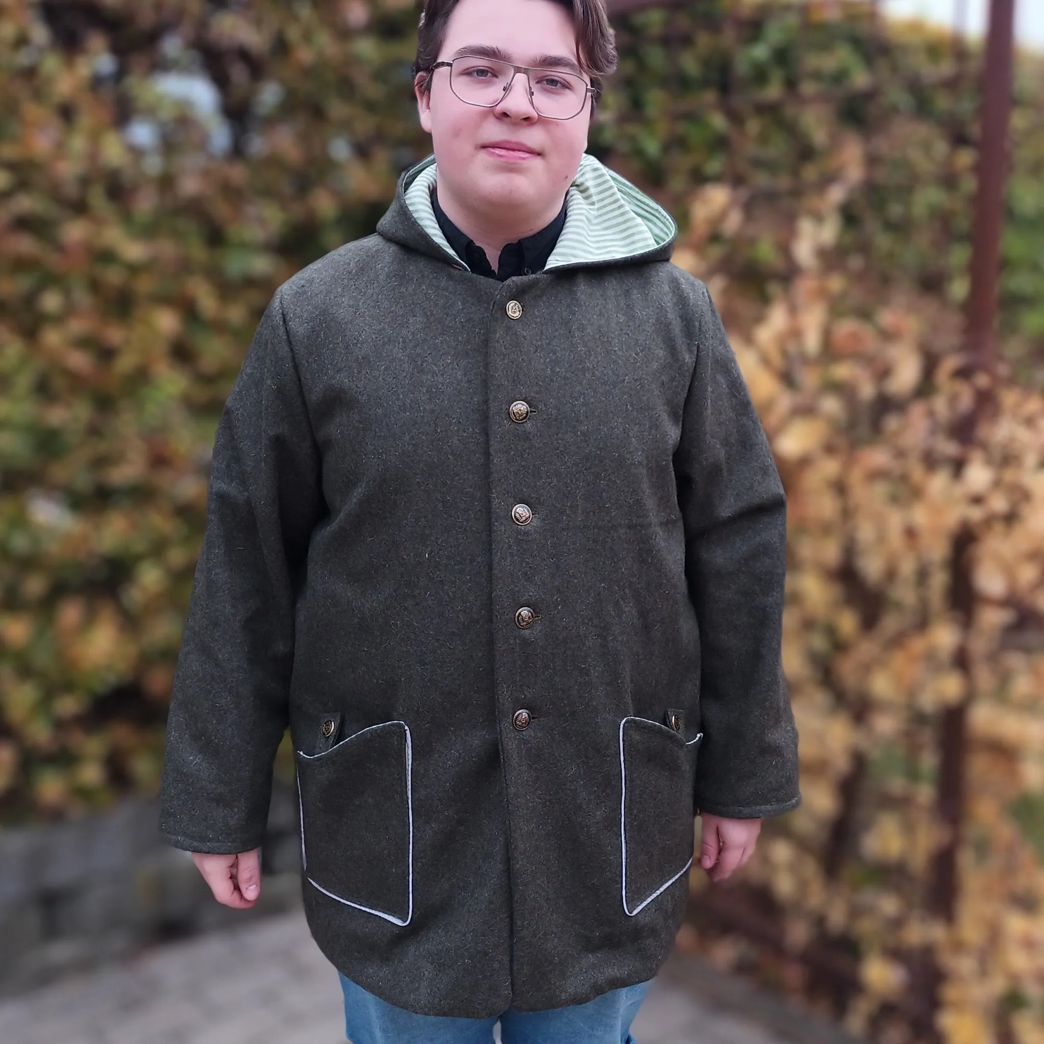 Pixie Coat Sewing Pattern - Men's/Straight Fit