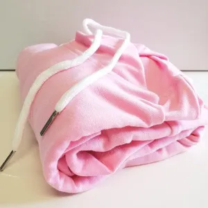 Polyester Long Sleeve Hoodie - Pink