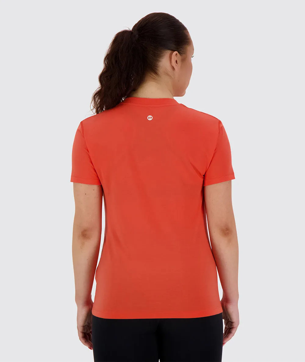 Poppy Red Women's Training Tee (OUTLET)