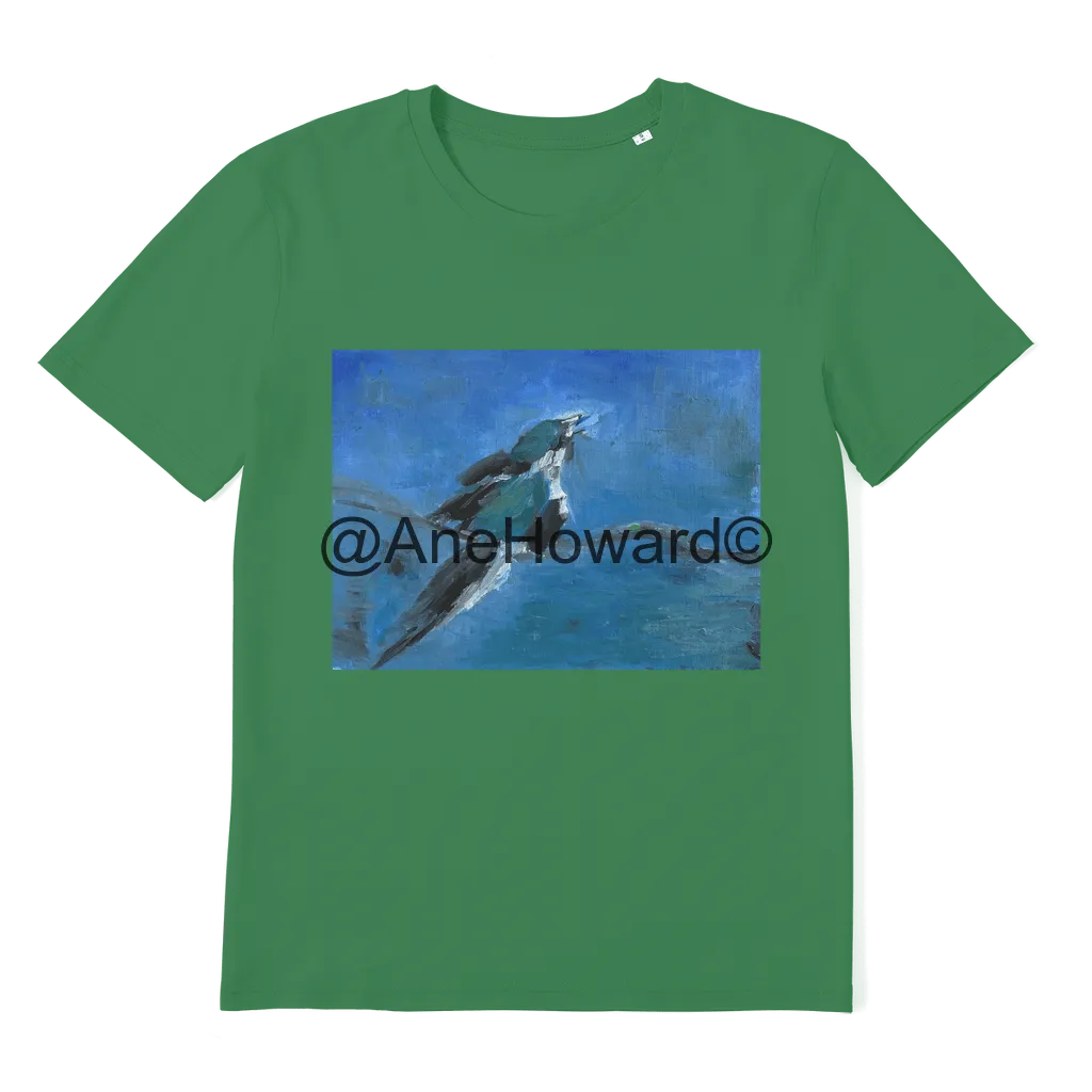 Premium Organic Adult T-Shirt Blue Bird