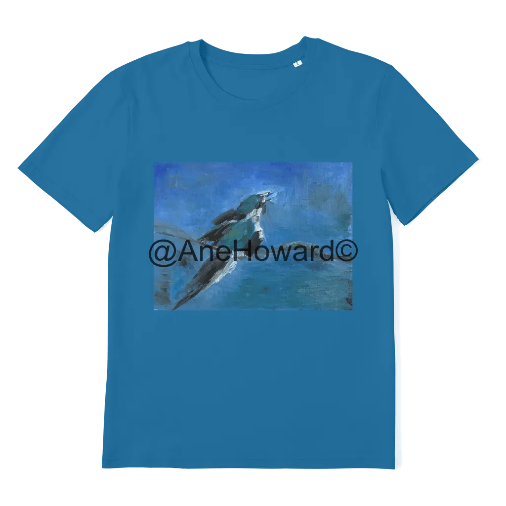 Premium Organic Adult T-Shirt Blue Bird
