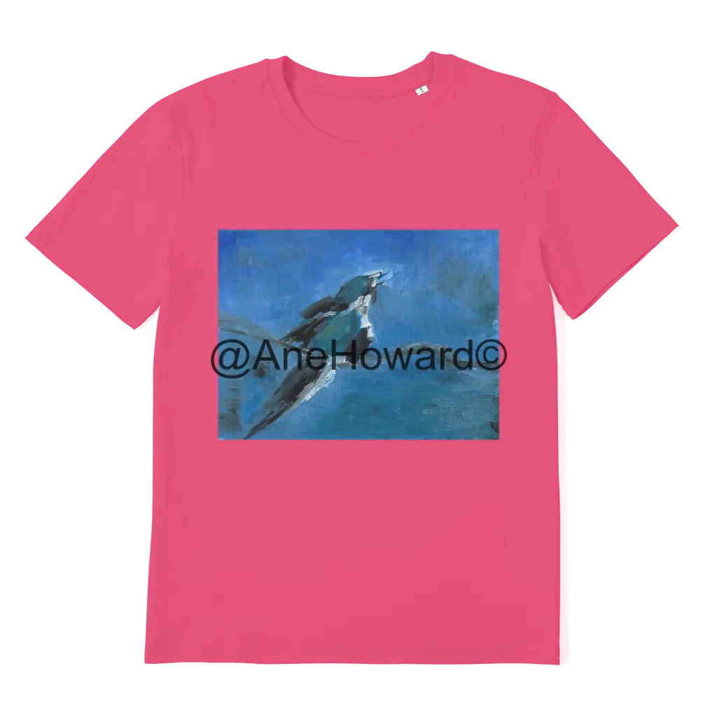 Premium Organic Adult T-Shirt Blue Bird