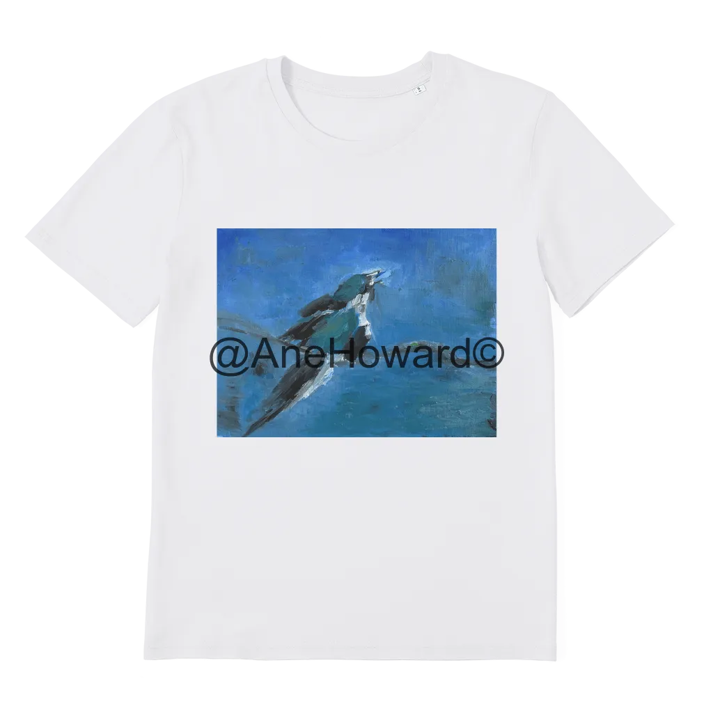 Premium Organic Adult T-Shirt Blue Bird
