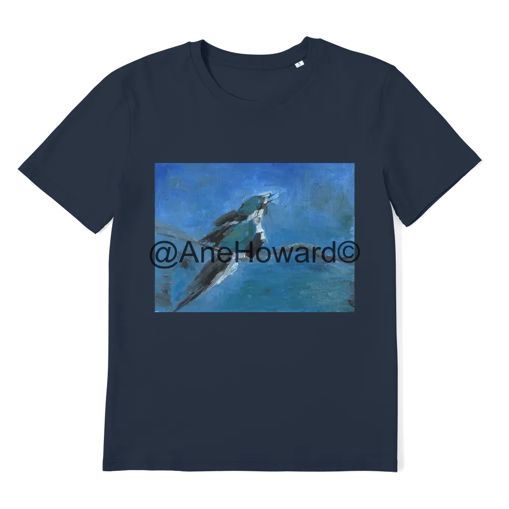 Premium Organic Adult T-Shirt Blue Bird