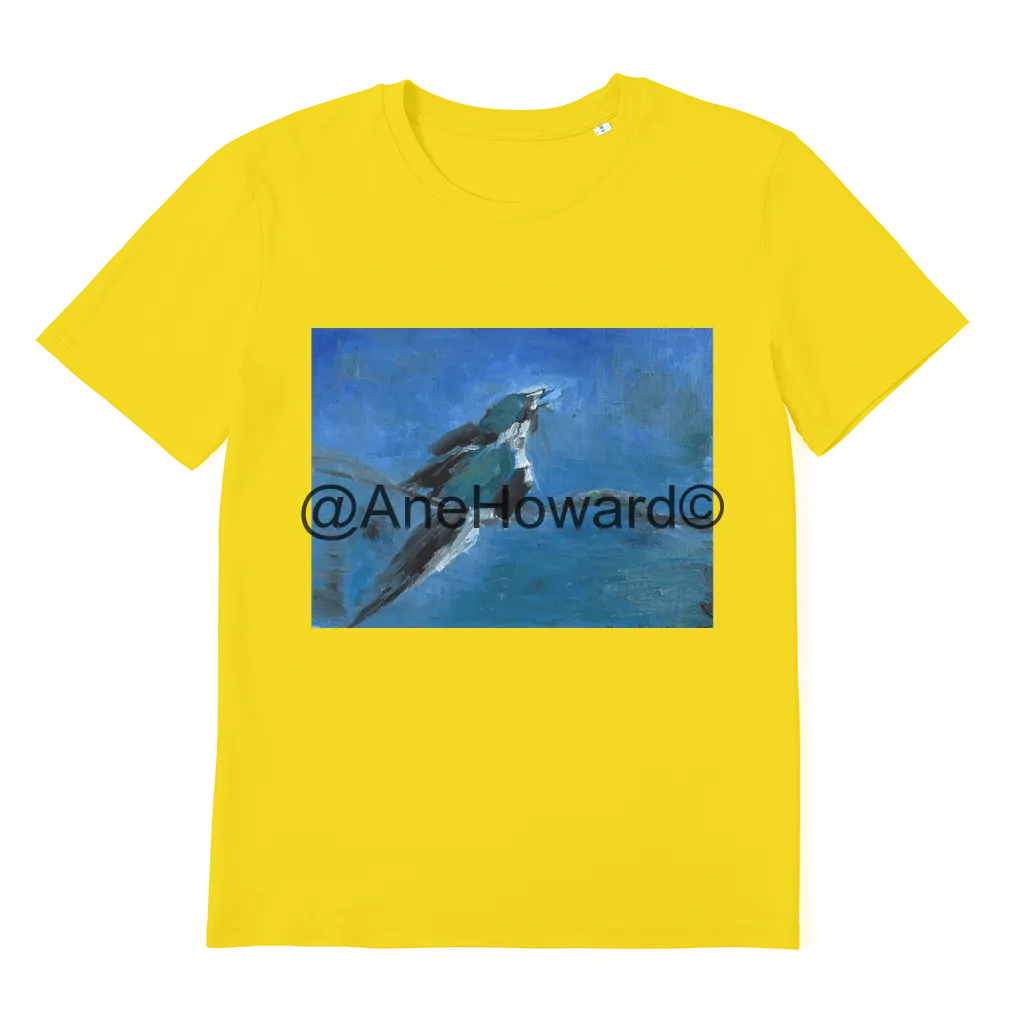 Premium Organic Adult T-Shirt Blue Bird