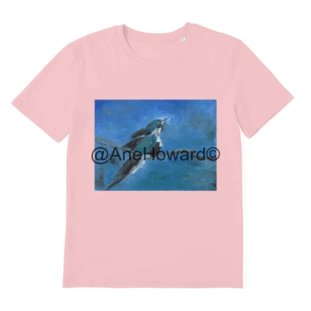 Premium Organic Adult T-Shirt Blue Bird