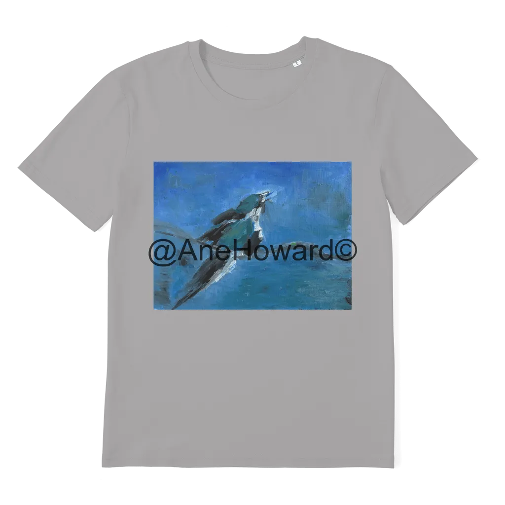 Premium Organic Adult T-Shirt Blue Bird