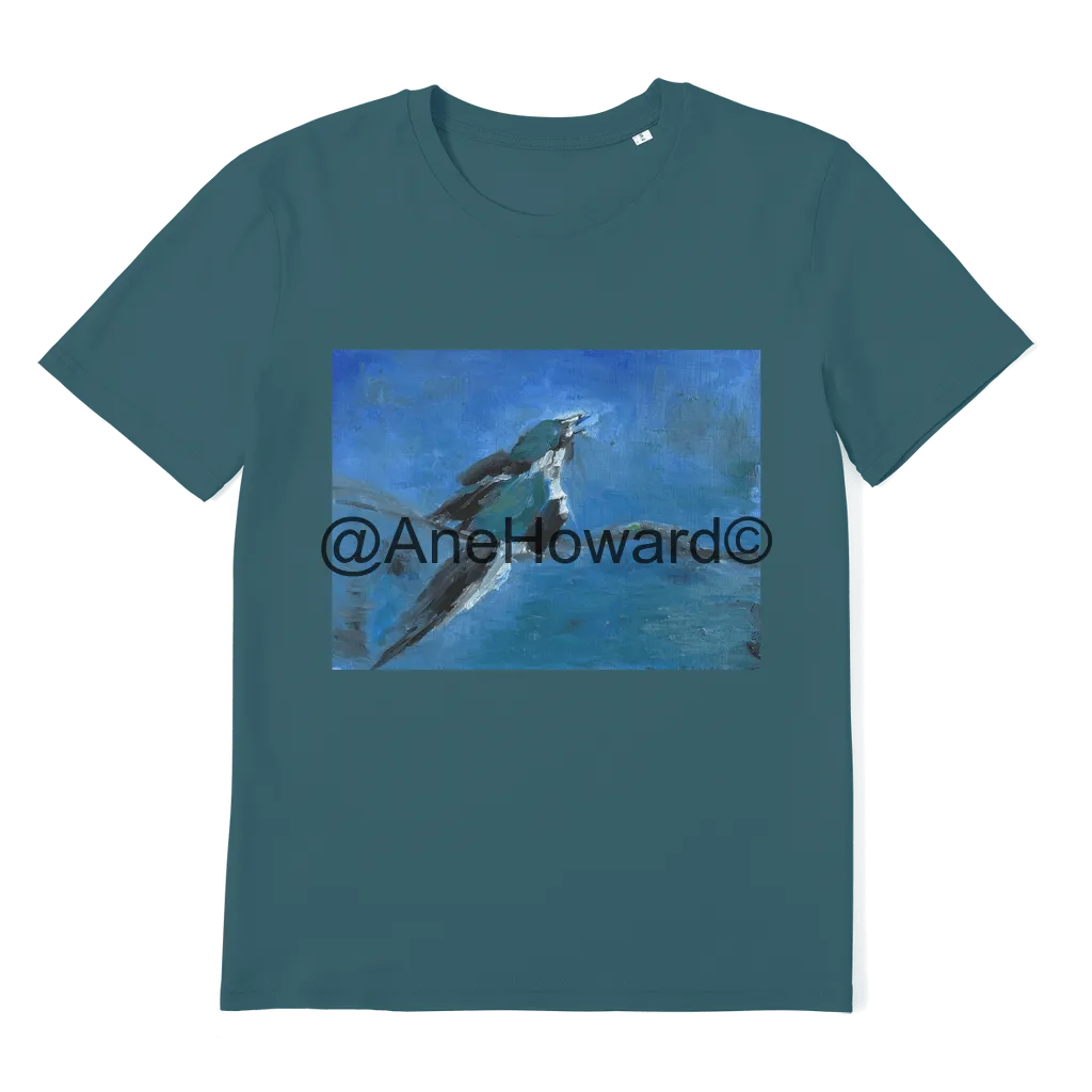 Premium Organic Adult T-Shirt Blue Bird