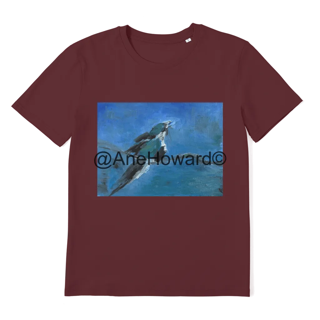 Premium Organic Adult T-Shirt Blue Bird