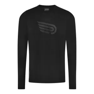 Pressio Perform Long Sleeve Top (Mens) - Black