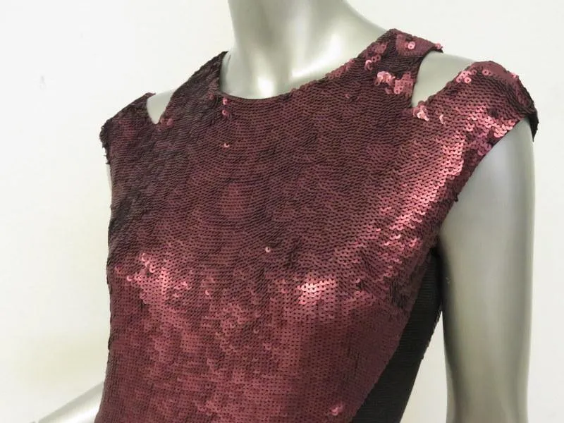 Proenza Schouler Women's Dress: Pink Sequin Size 4, Pre-owned