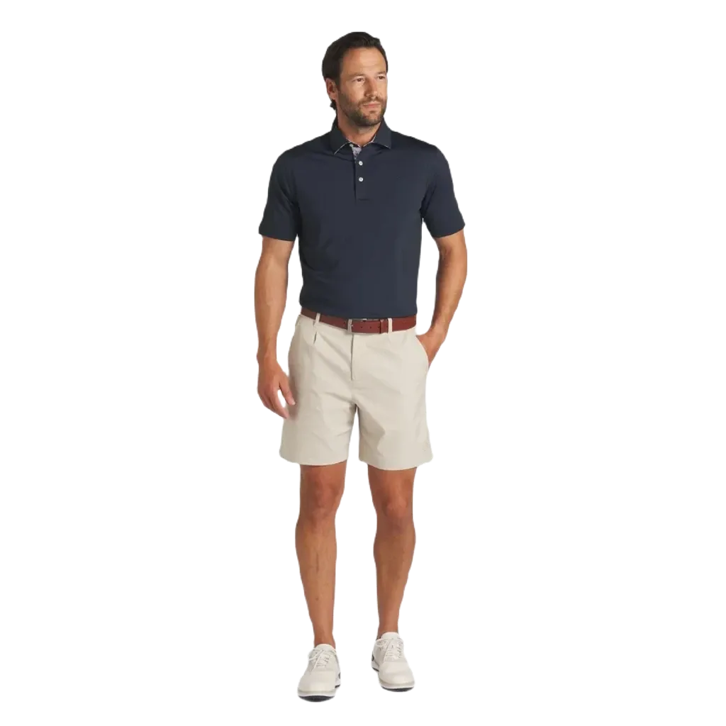 Puma AP Floral Trim Golf Polo - Navy