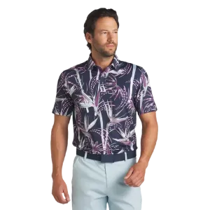 Puma MATTR Birds of Paradise Golf Polo - Navy