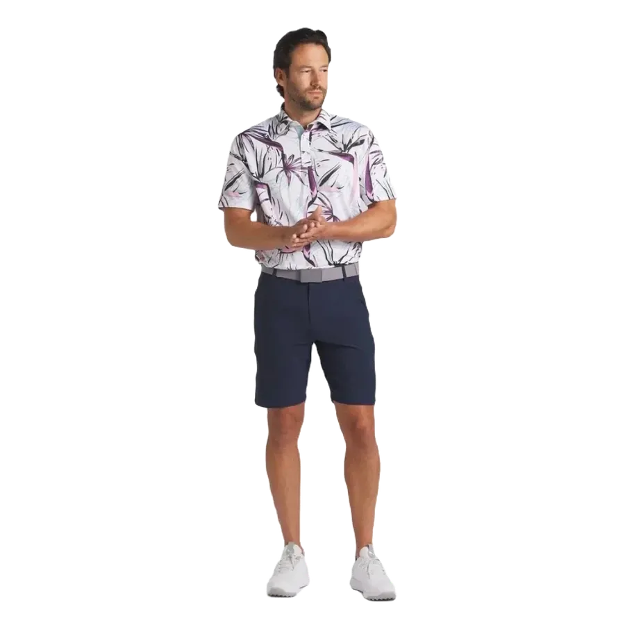 Puma MATTR Birds of Paradise Golf Polo - White