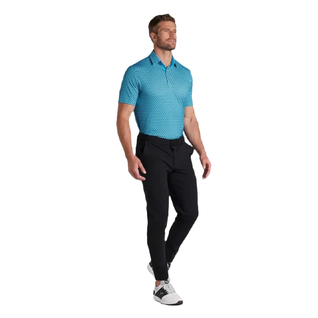 Puma MATTR Palm Deco Golf Polo - Blue
