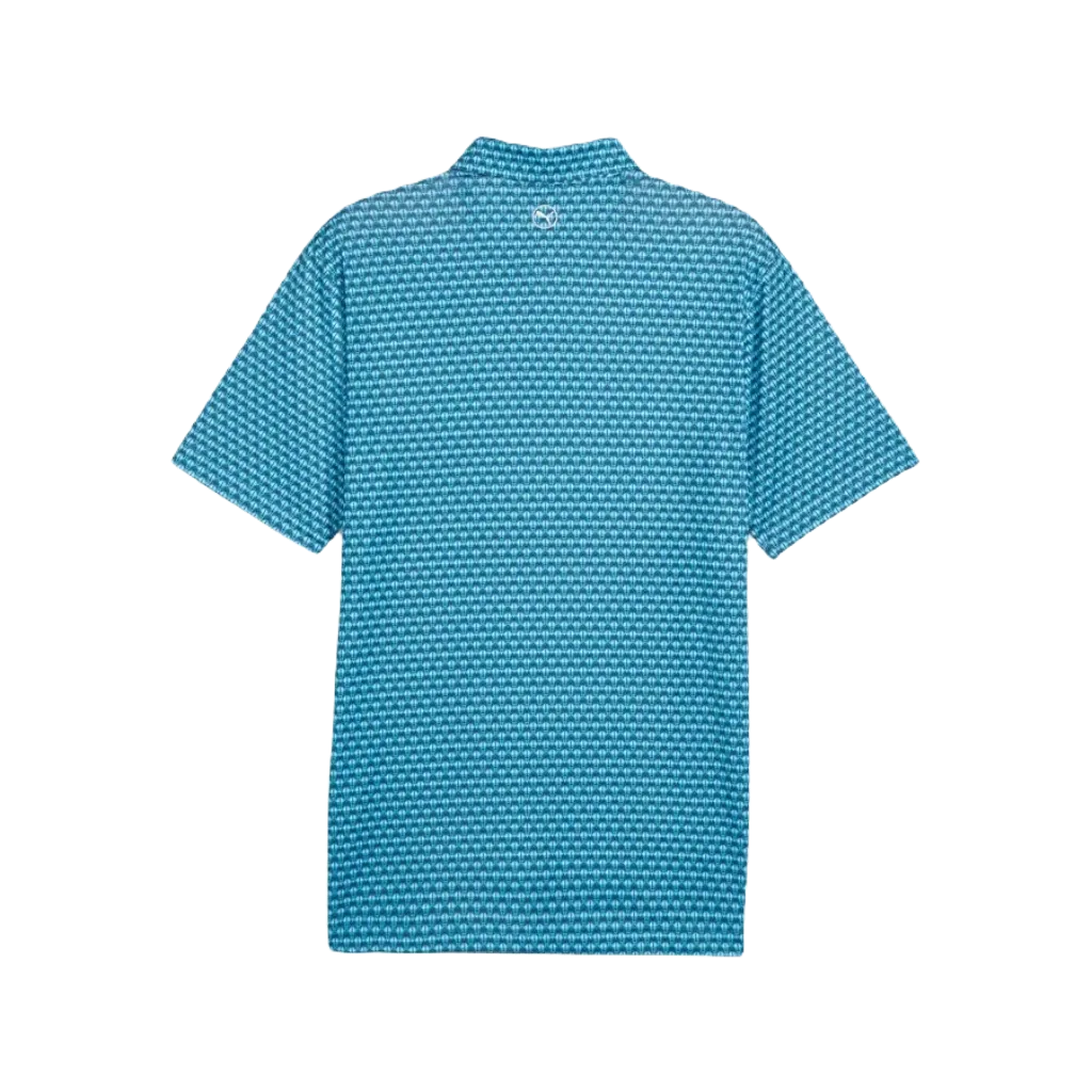 Puma MATTR Palm Deco Golf Polo - Blue