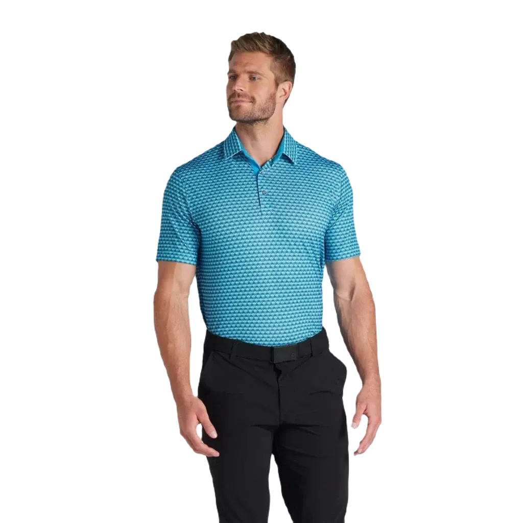 Puma MATTR Palm Deco Golf Polo - Blue