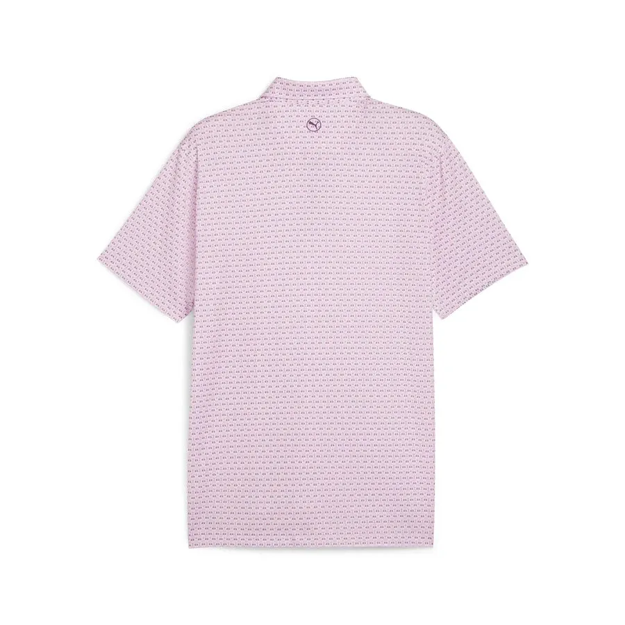 Puma MATTR Palm Deco Golf Polo - Pink