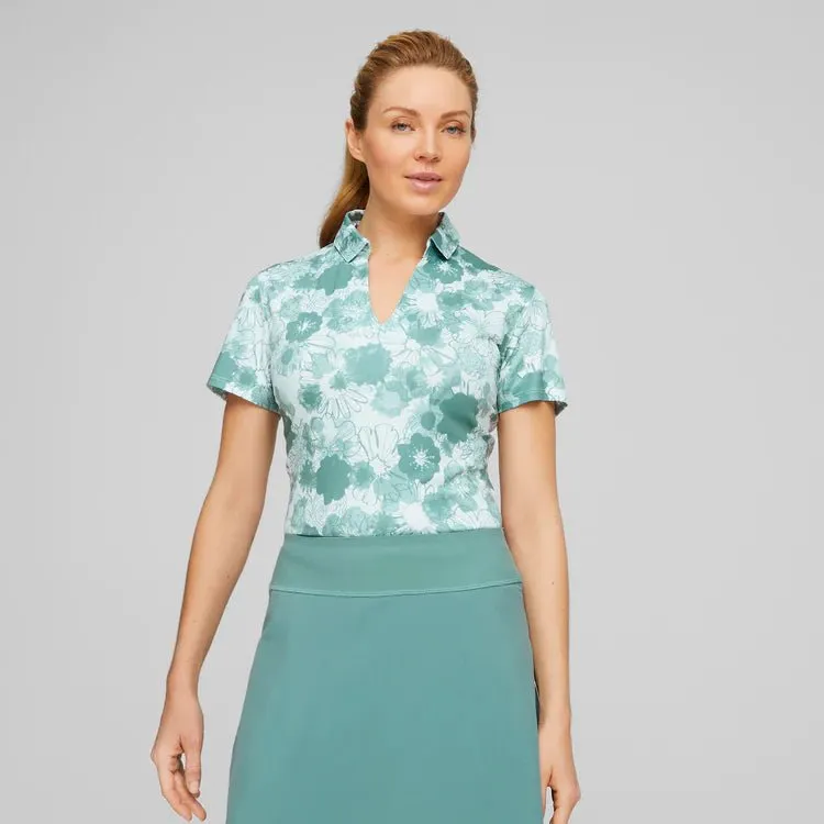 Puma Women's CLOUDSPUN Lillypad Golf Polo