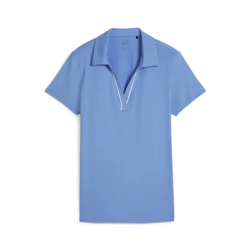 Puma Womens Cloudspun Piped Short Sleeved Polo