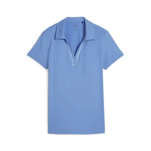 Puma Womens Cloudspun Piped Short Sleeved Polo