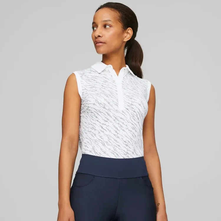 Puma Women's CLOUDSPUN Whitewater SL Golf Polo