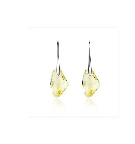 Purple Gemstone Stud Earrings 925 Sterling Silver Women's Wedding Jewelry