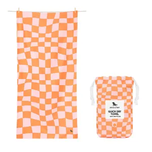 Quick Dry Towels L (Groovy Check)