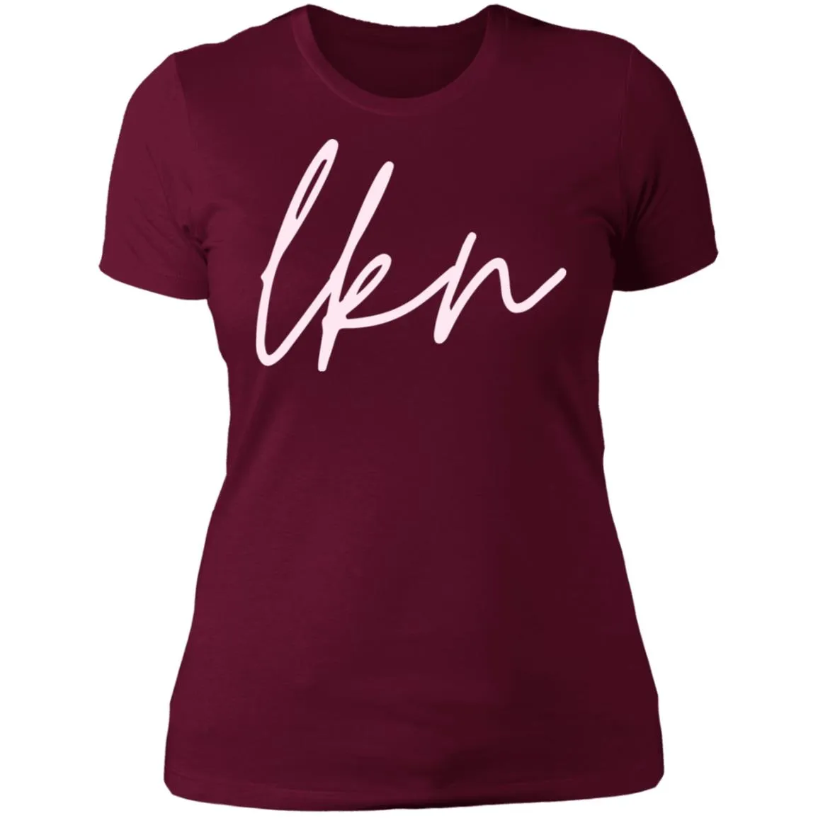 "LKN- PINK" Ladies' Boyfriend T-Shirt