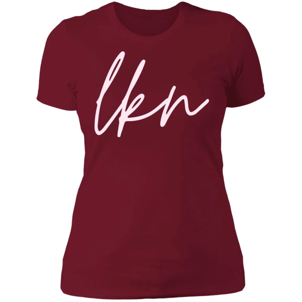 "LKN- PINK" Ladies' Boyfriend T-Shirt