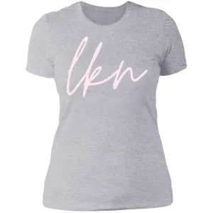 "LKN- PINK" Ladies' Boyfriend T-Shirt