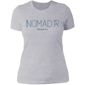 "NOMAD'R- NAVY" Ladies' Boyfriend T-Shirt