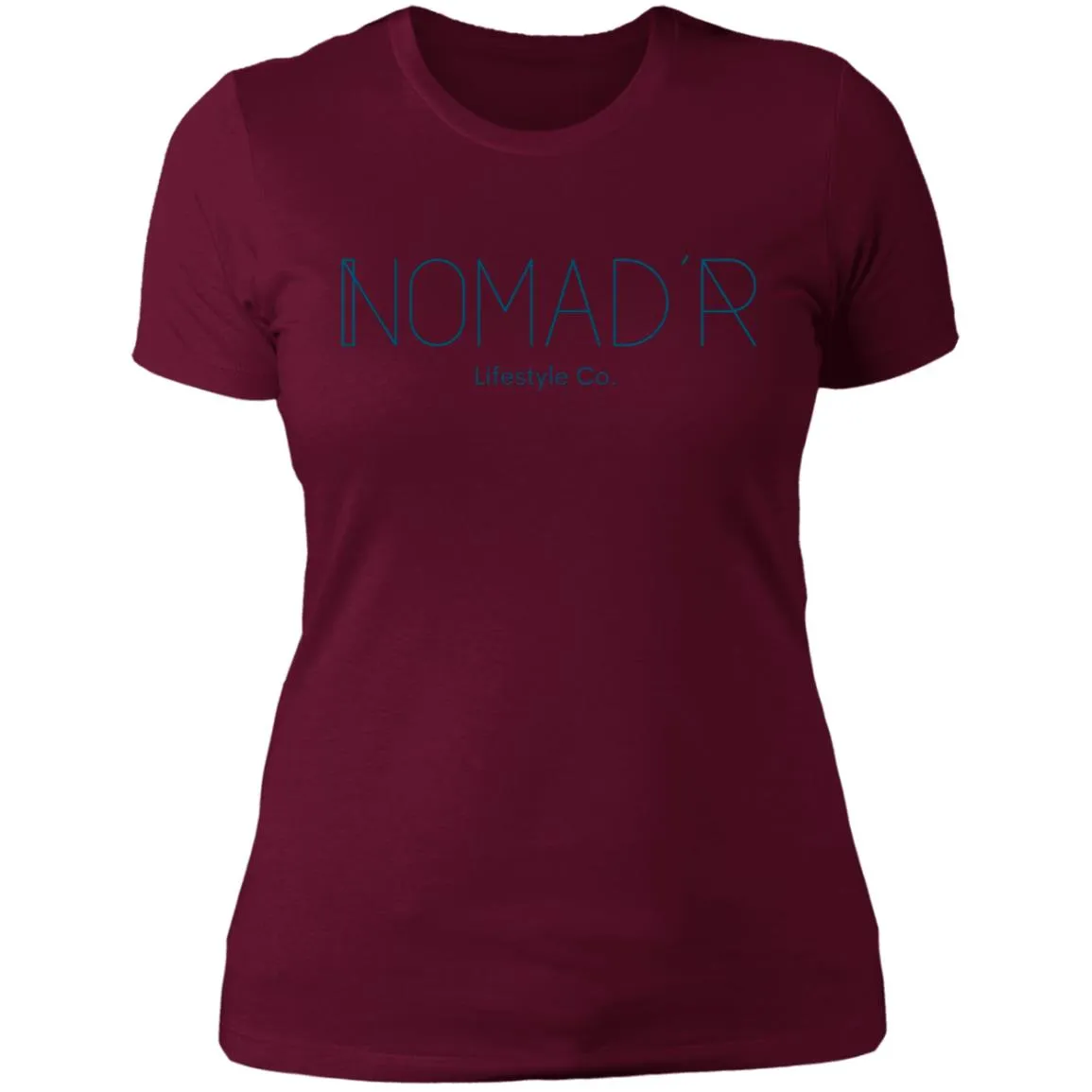 "NOMAD'R- NAVY" Ladies' Boyfriend T-Shirt