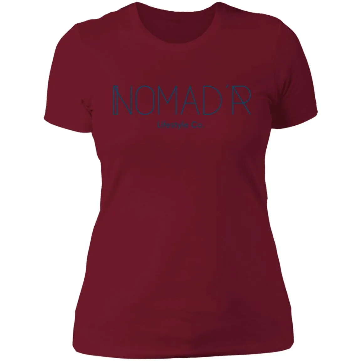 "NOMAD'R- NAVY" Ladies' Boyfriend T-Shirt