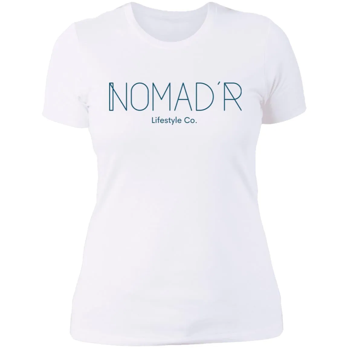 "NOMAD'R- NAVY" Ladies' Boyfriend T-Shirt