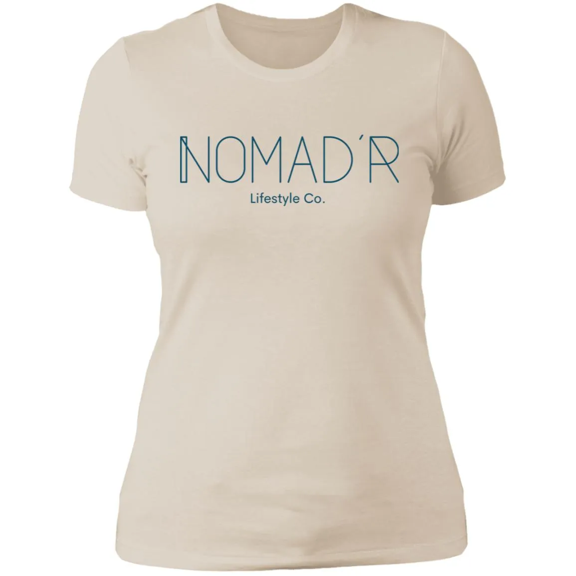 "NOMAD'R- NAVY" Ladies' Boyfriend T-Shirt