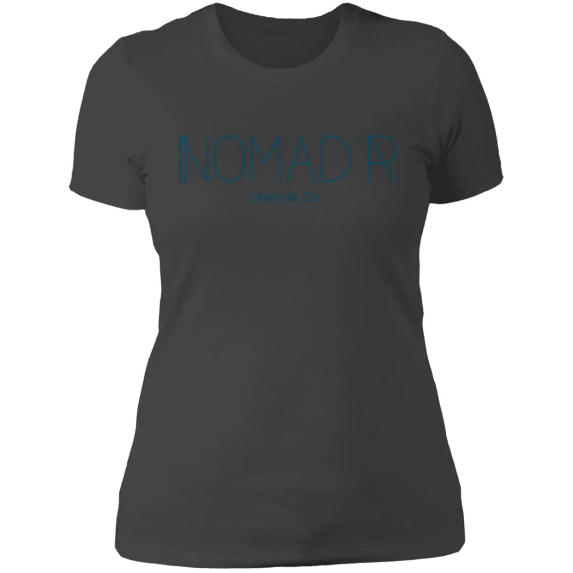 "NOMAD'R- NAVY" Ladies' Boyfriend T-Shirt
