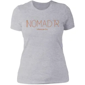 "NOMAD'R- ORANGE" Ladies' Boyfriend T-Shirt