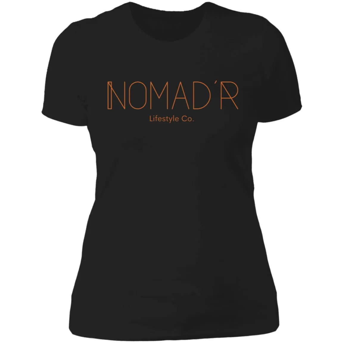 "NOMAD'R- ORANGE" Ladies' Boyfriend T-Shirt
