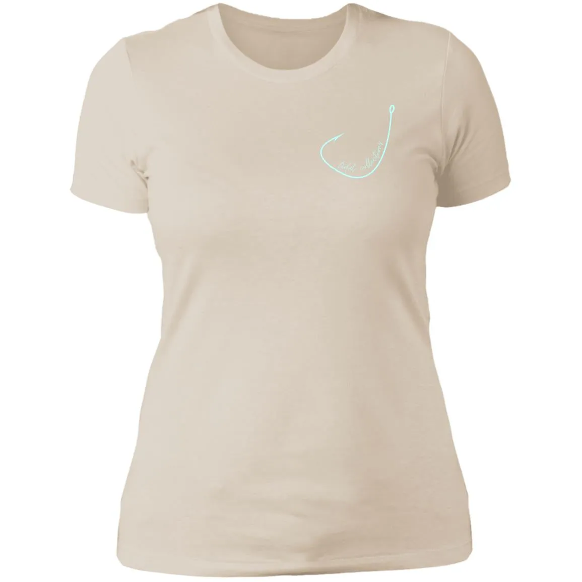 "Small Hook- AQUA" Ladies' Boyfriend T-Shirt