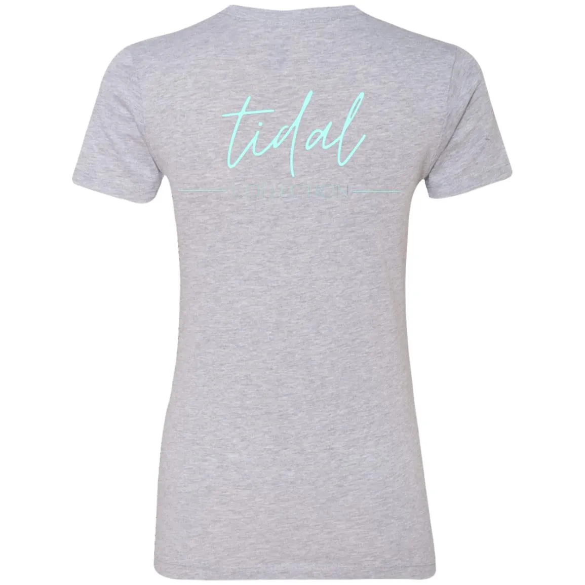"Small Hook- AQUA" Ladies' Boyfriend T-Shirt