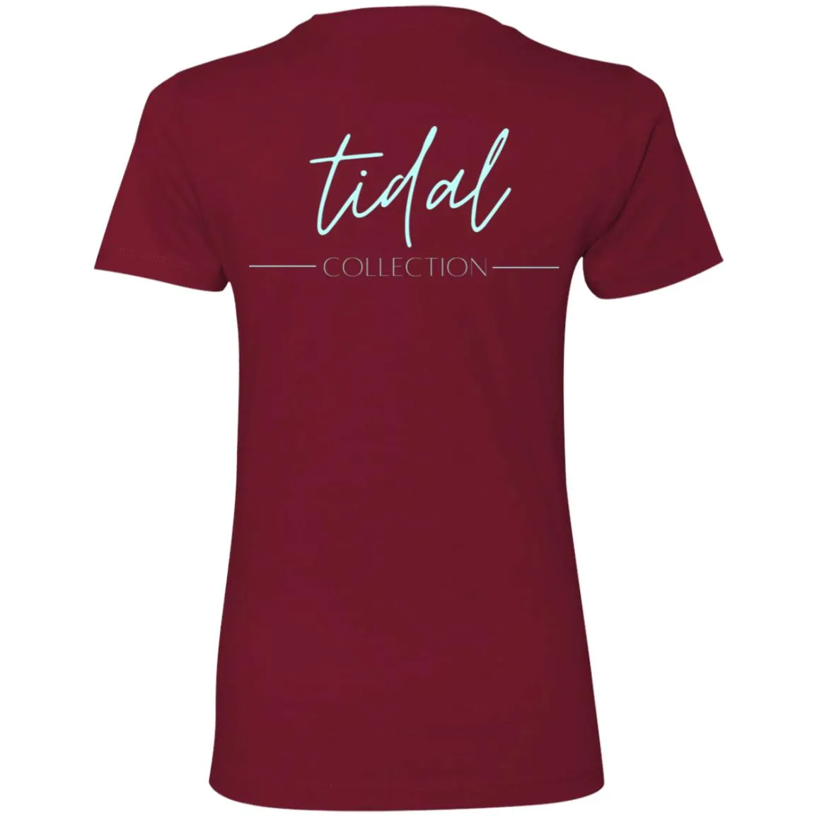 "Small Hook- AQUA" Ladies' Boyfriend T-Shirt
