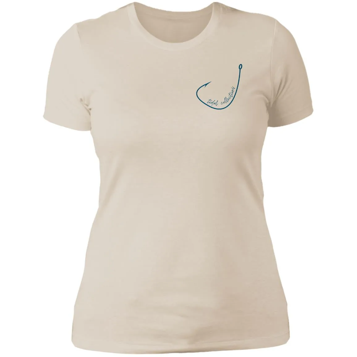 "Small Hook- NAVY" Ladies' Boyfriend Tee