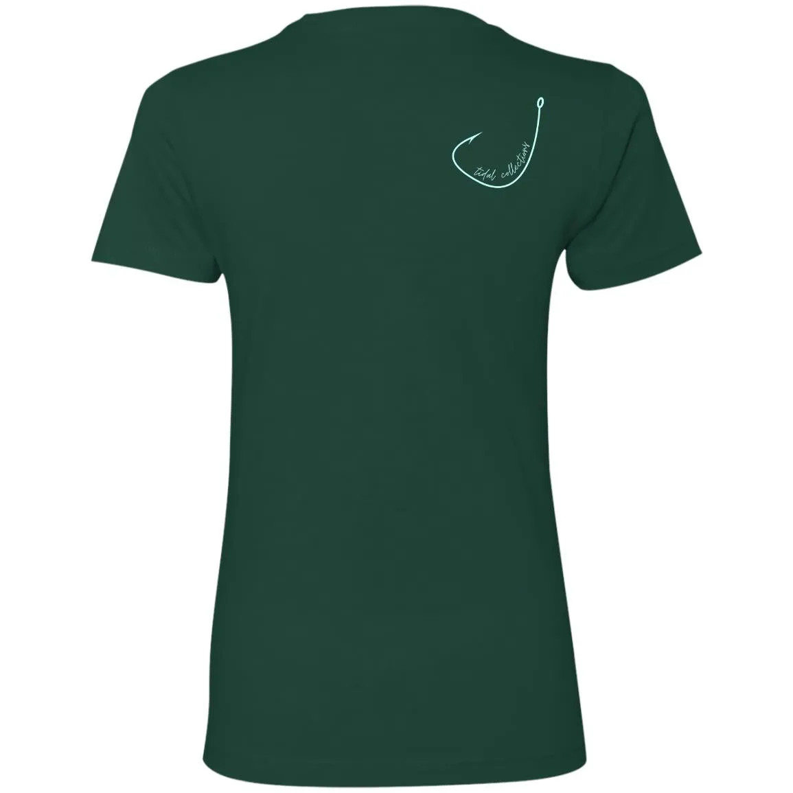 "Tidal Collection- AQUA" Ladies' Boyfriend T-Shirt
