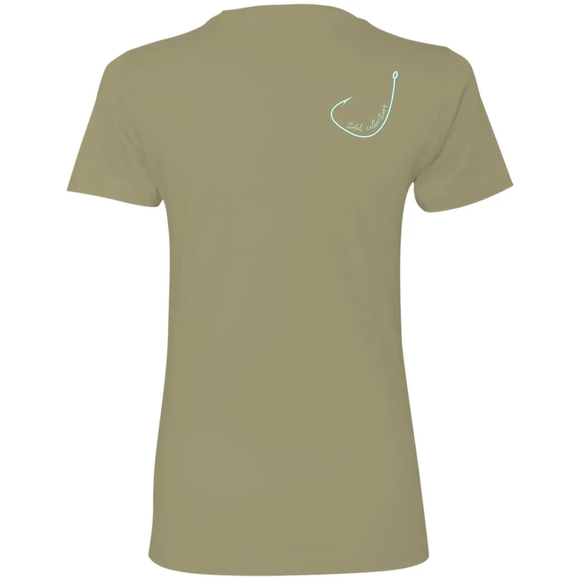 "Tidal Collection- AQUA" Ladies' Boyfriend T-Shirt