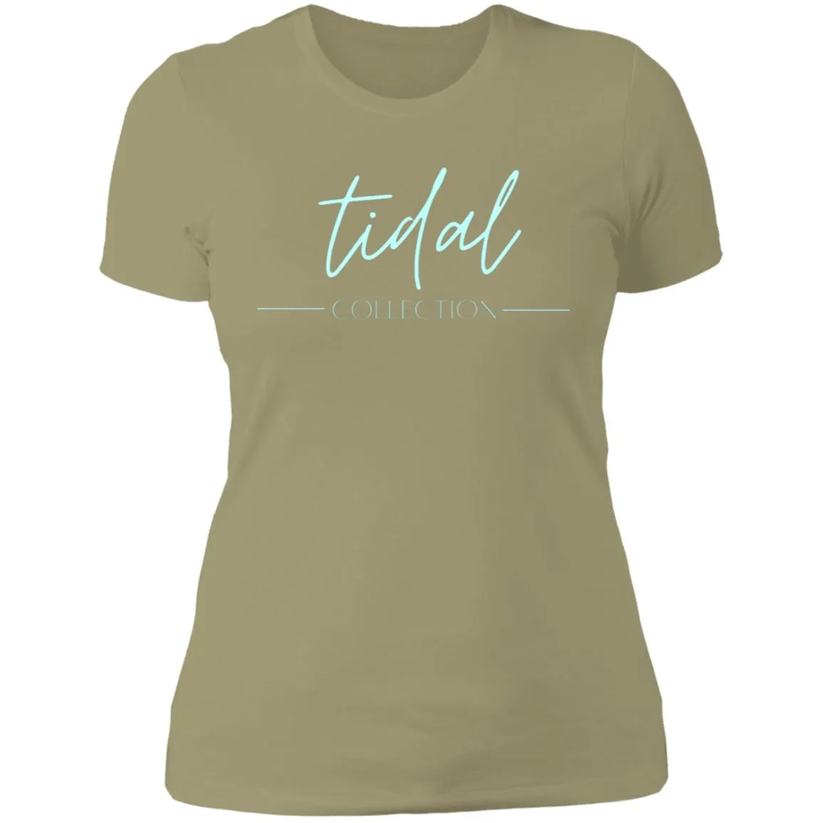 "Tidal Collection- AQUA" Ladies' Boyfriend T-Shirt