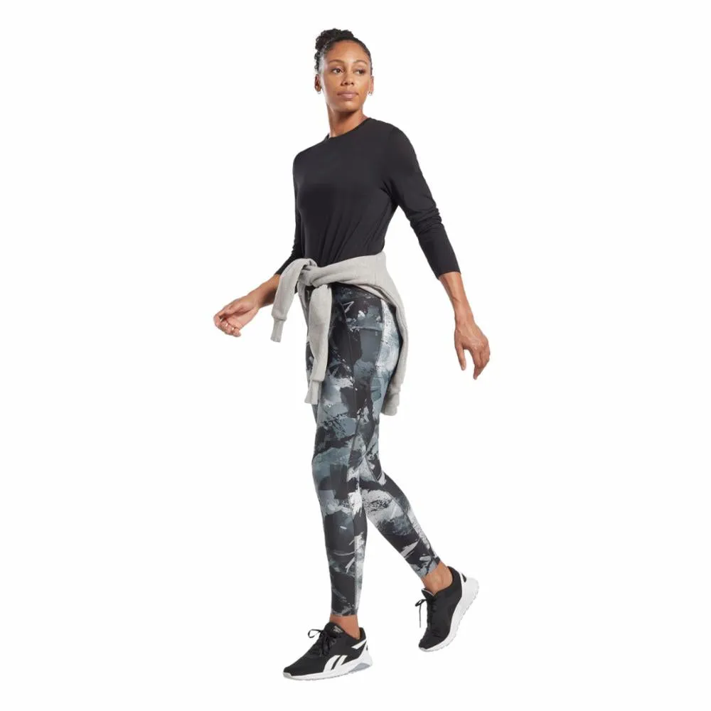 Reebok Apparel Women Activchill Dreamblend Long-Sleeve Top BLACK