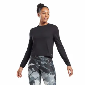 Reebok Apparel Women Activchill Dreamblend Long-Sleeve Top BLACK