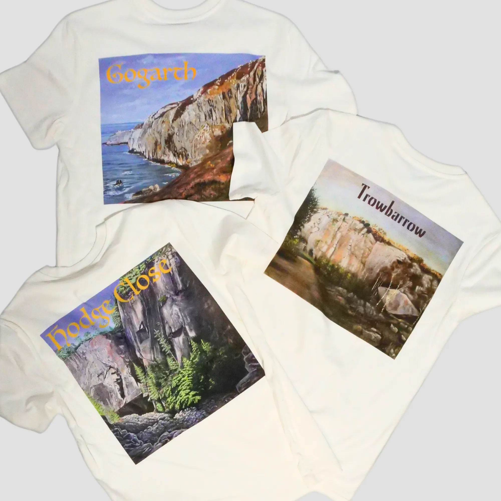 Rock Run Gogarth Graphic Organic Cotton T-Shirt - Unisex