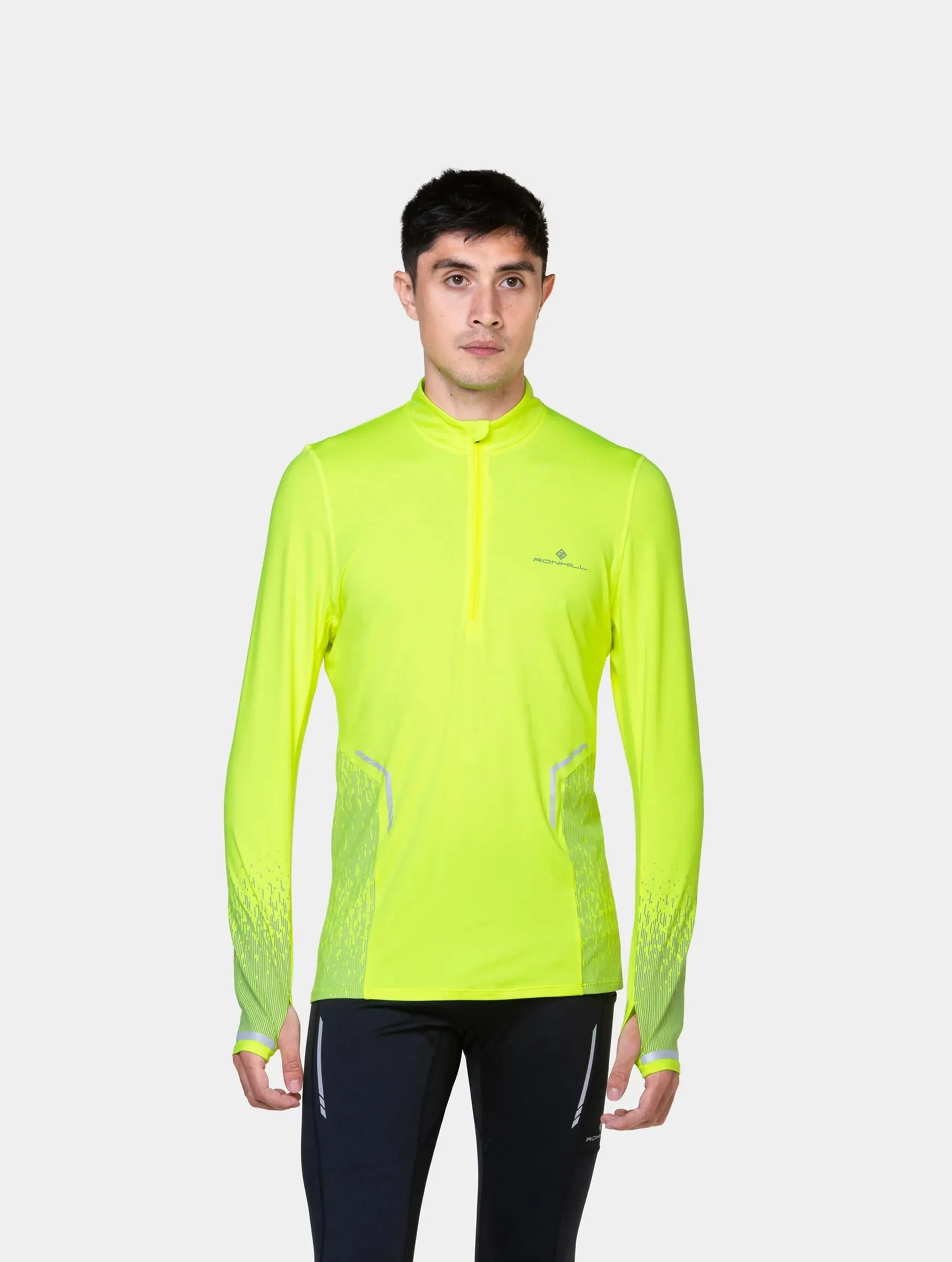 Ronhill - Men's Tech Reflect  1/2 Zip Long Sleeve